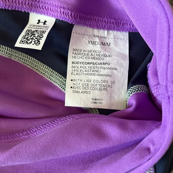 Girls Project Rock ankle leggings size Medium - Picture 3 of 3